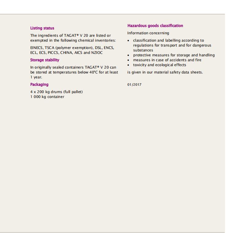 TAGAT V 20非離子表面活性劑(圖2)
